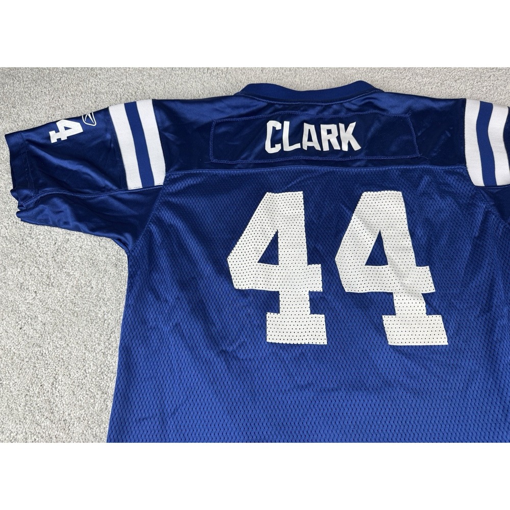 Indianapolis Colts NFL Football Jersey Dallas Clark YOUTH XL 18 20 Iowa Hawkeyes